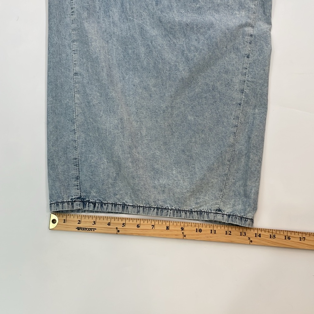 We The Free Light Blue Wide Leg Flare Jeans - Picture 11 of 15
